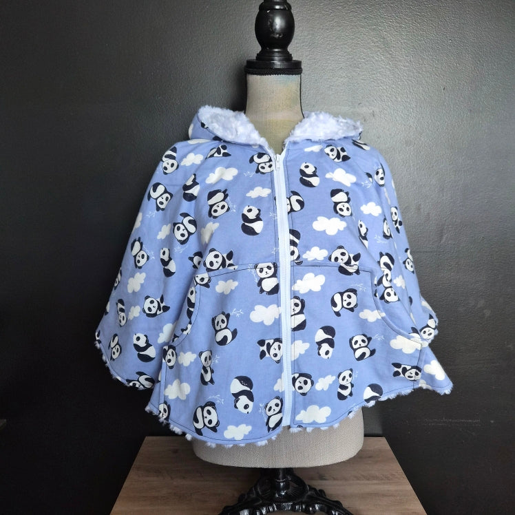 Small\enfant - Blankape\Capuverture - Panda Bleu